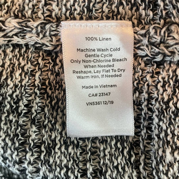 Talbots Black and White Knit Sweater - Picture 8 of 10